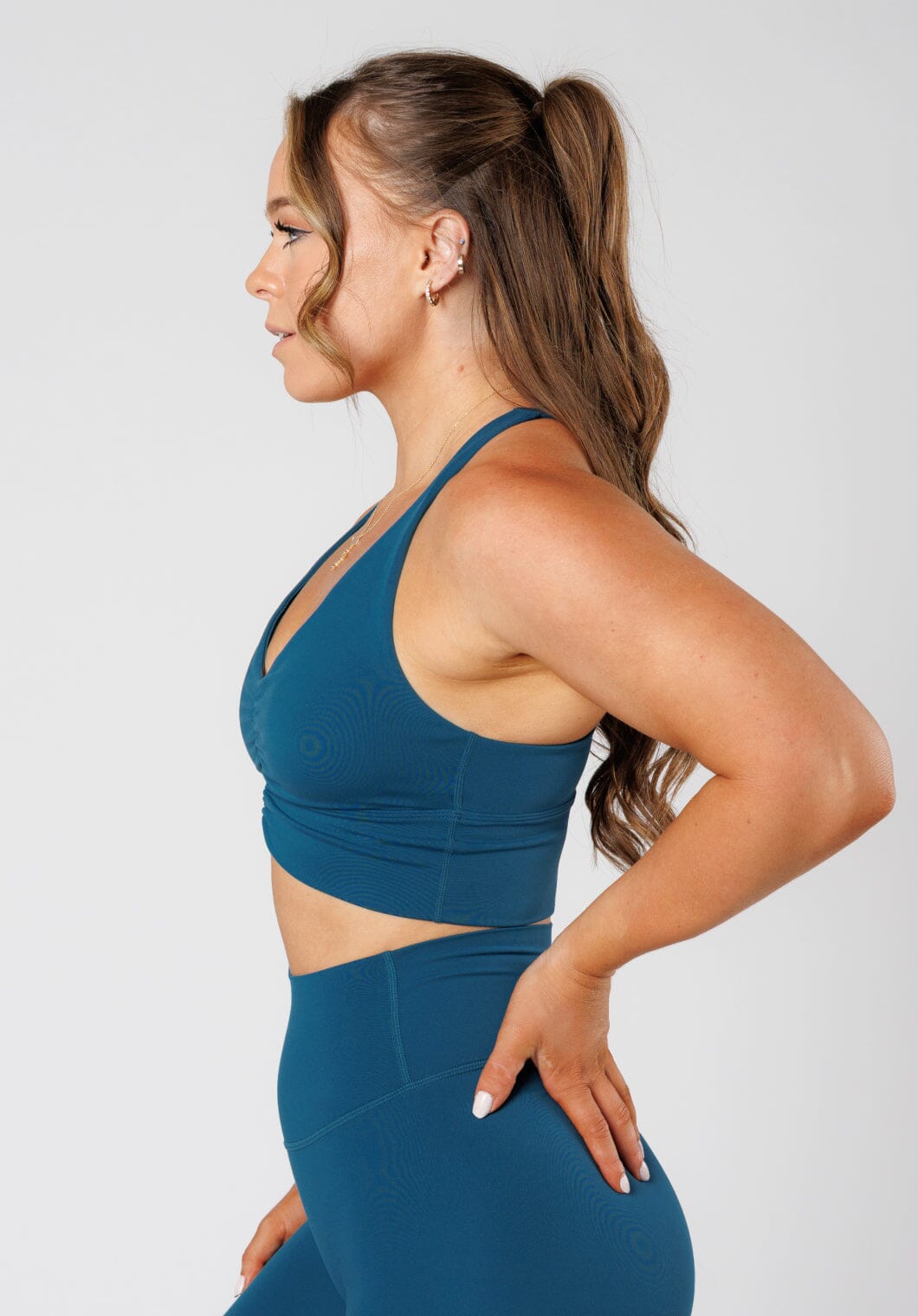 Reluna Ruched Bra Jewel Sports Bras Paragon Fitwear 