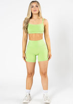 Reluna™ Empower Sculptseam® Pocket Short 6” Lime Shorts Paragon Fitwear 
