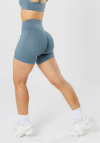 Reluna Empower Sculptseam® Plus Pocket Short 6” Slate Shorts Paragon Fitwear 