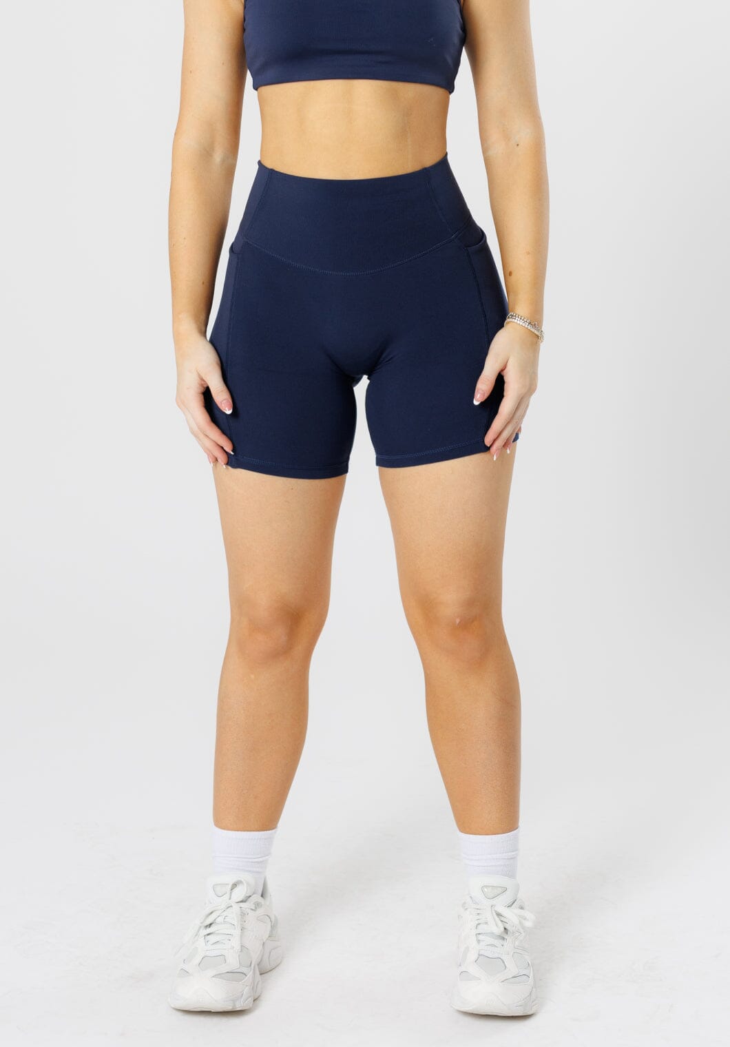Reluna Empower Sculptseam® Plus Pocket Short 6” Ink Shorts Paragon Fitwear 