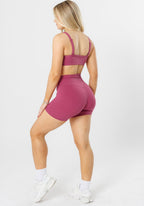 Reluna Original Sculptseam® Short Raspberry Shorts Paragon Fitwear 