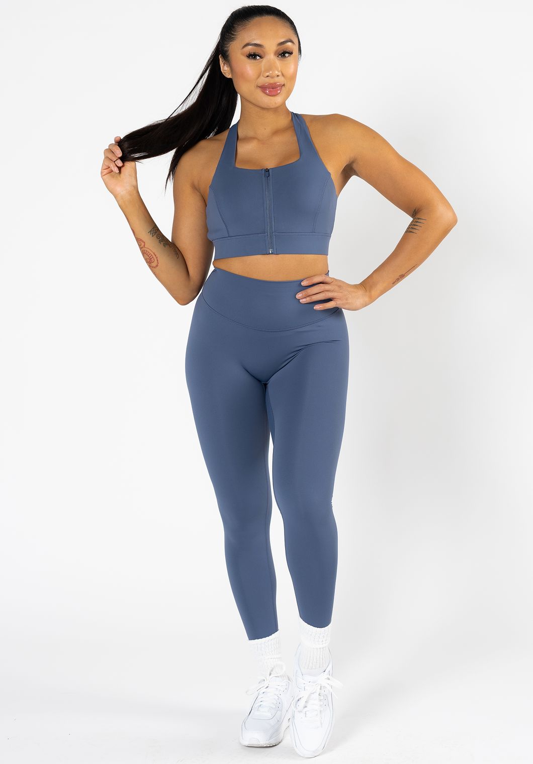FormLux™ Locked In Bra Vintage Indigo Sports Bras Paragon Fitwear 