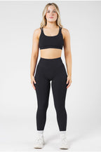 RecStretch Levitate Sculptseam® Plus Legging Black Leggings/Joggers Paragon Fitwear 