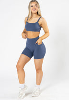 Reluna™ Empower Sculptseam® Pocket Short 6” Vintage Indigo Shorts Paragon Fitwear 