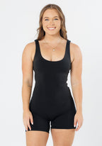 Reluna™ Glide Sculptseam® Shortsuit Black Shortsuit Paragon Fitwear 