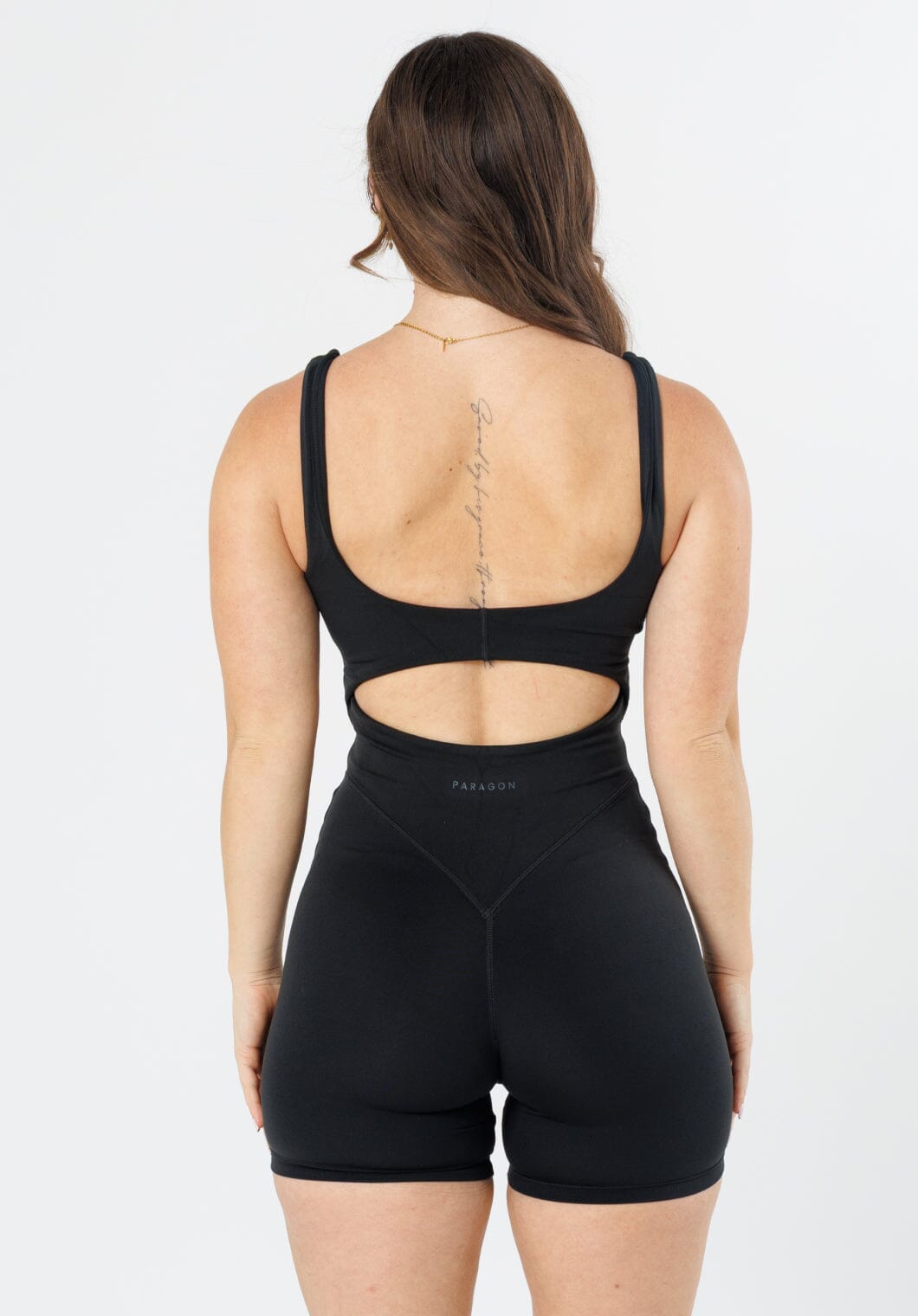 Reluna™ Glide Sculptseam® Shortsuit Black Shortsuit Paragon Fitwear 