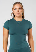 Reluna™ Full Length Short Sleeve Top Ivy Tops/Tanks Paragon Fitwear 