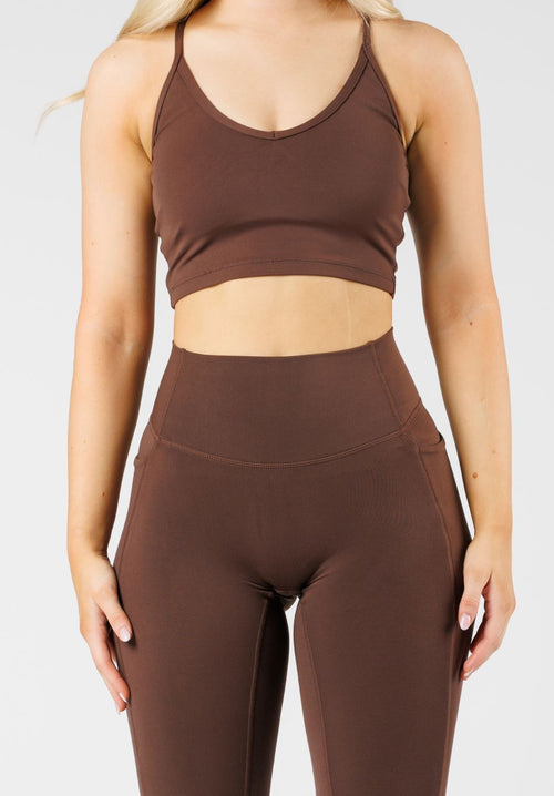 Reluna Original Sculptseam® Pocket Legging Walnut Leggings/Joggers Paragon Fitwear 
