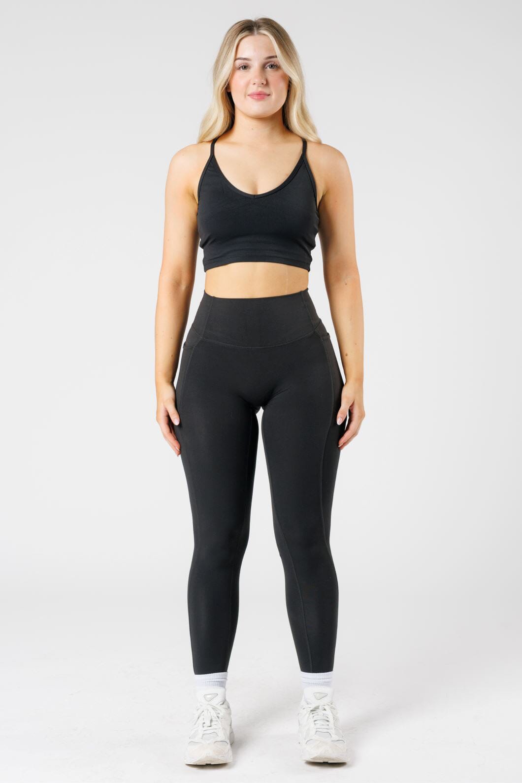 Reluna Empower Sculptseam® Plus Pocket Legging Black Leggings/Joggers Paragon Fitwear 