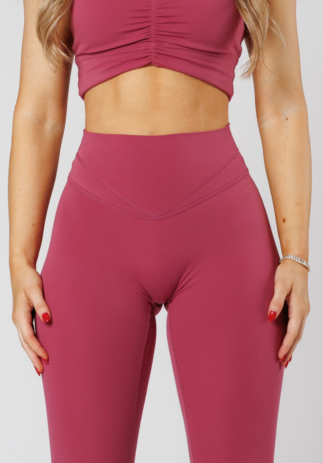 Reluna™ Icon Sculptseam® Plus Legging Raspberry Leggings/Joggers Paragon Fitwear 