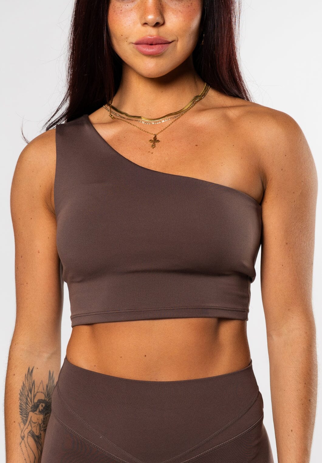 Reluna™ Single Shoulder Brami Teddy Sports Bras Paragon Fitwear 