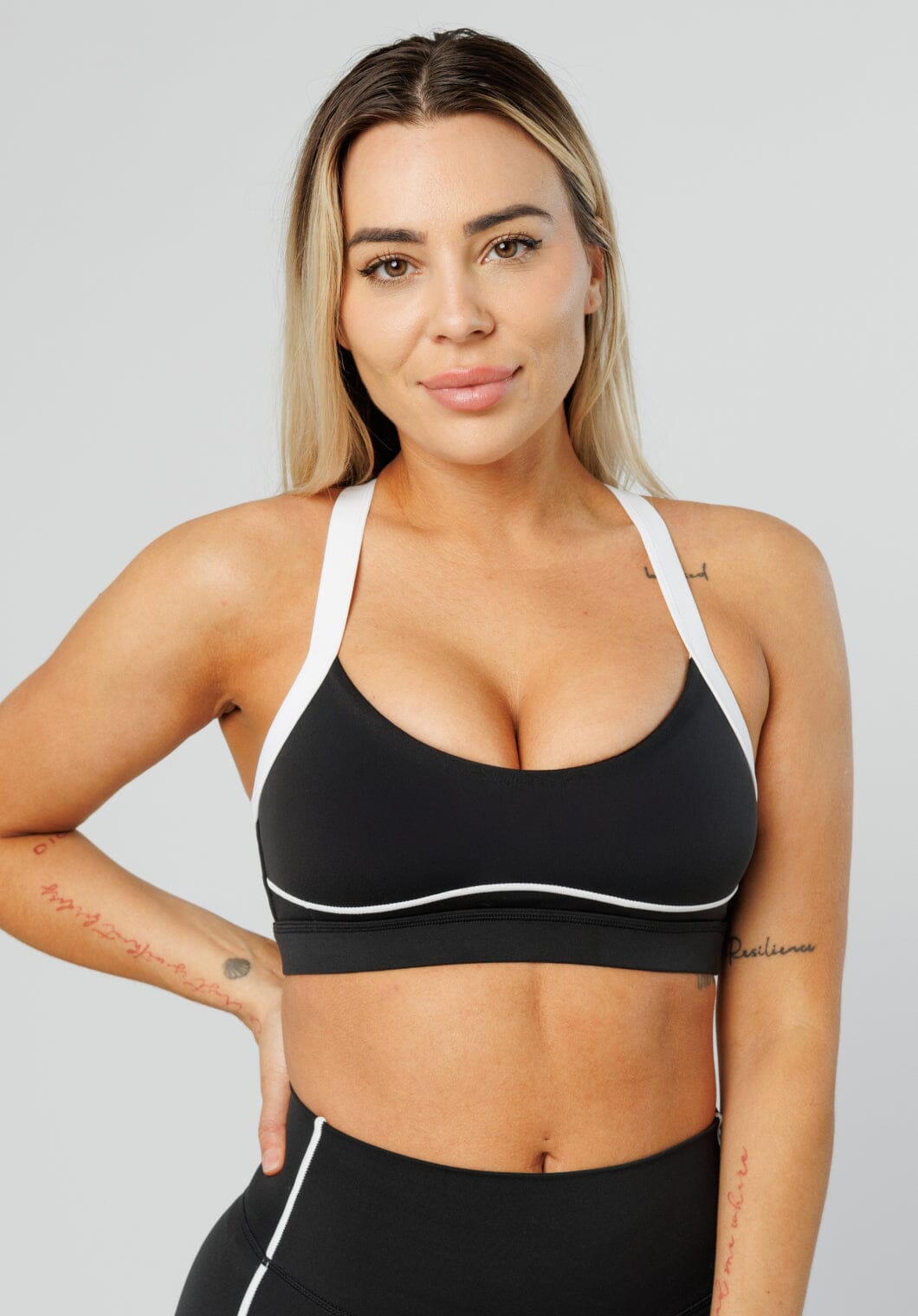 Reluna™ Gemini Sports Bra Black Sports Bras Paragon Fitwear 