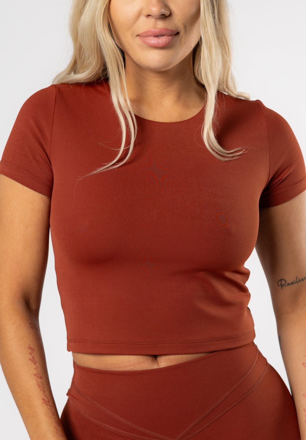 RecStretch™ Pumped Short Sleeve Tee Cola Tops/Tanks Paragon Fitwear 