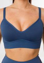CurveFlex™ Bend SculptSupport™ Sports Bra Suede Sports Bras Paragon Fitwear 