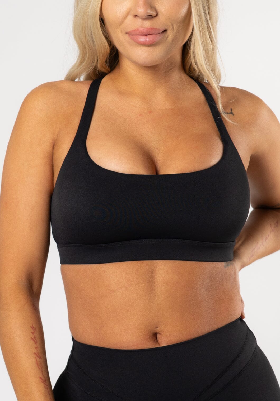 RecStretch™ Apex Sports Bra Black Sports Bras Paragon Fitwear 