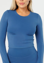 Reluna™ Long Sleeve Top True Blue Tops/Tanks Paragon Fitwear 