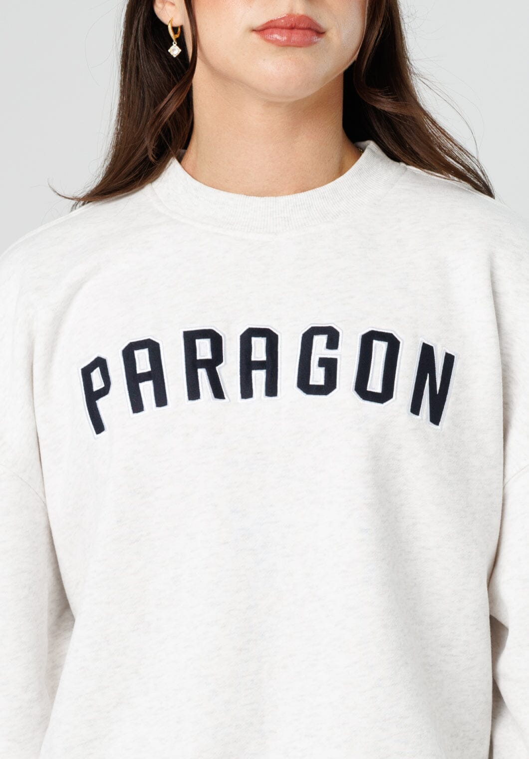 SportTerry™ Legacy Crewneck Grey Heather Tops/Tanks Paragon Fitwear 