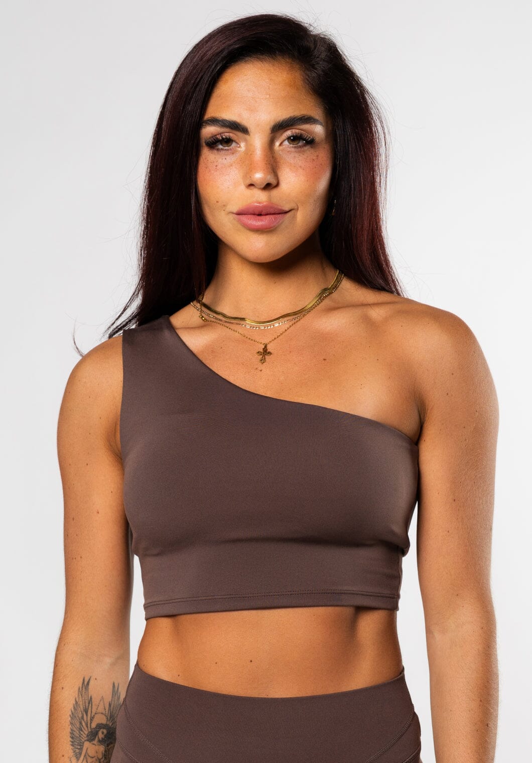 Reluna™ Single Shoulder Brami Teddy Sports Bras Paragon Fitwear 