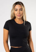 RecStretch™ Pumped Short Sleeve Tee Black Tops/Tanks Paragon Fitwear 