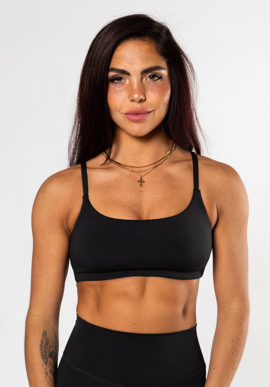 Reluna Essential Bralette Black Sports Bras Paragon Fitwear 