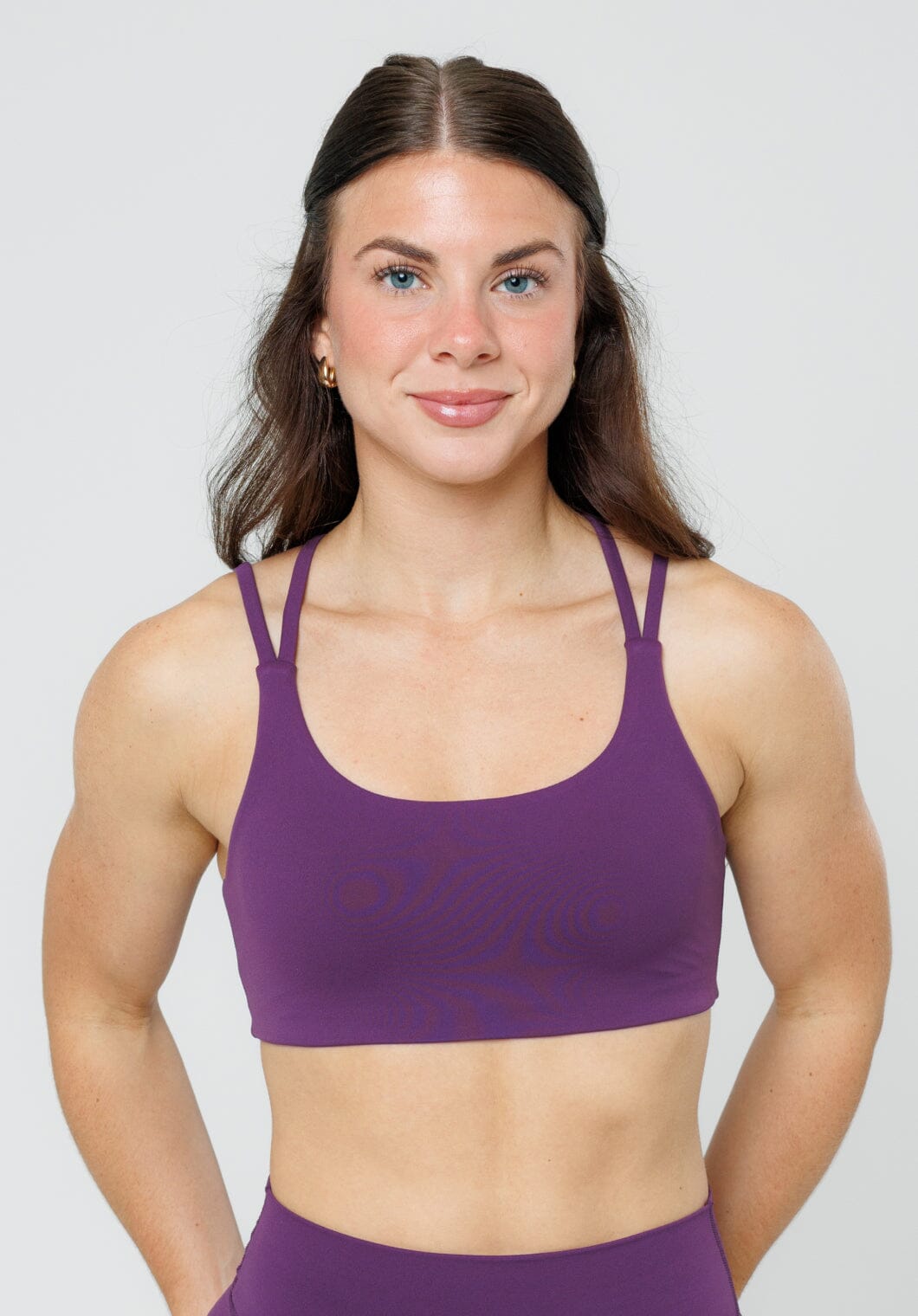 RecStretch™ Radiate Bra Plum Sports Bras Paragon Fitwear 