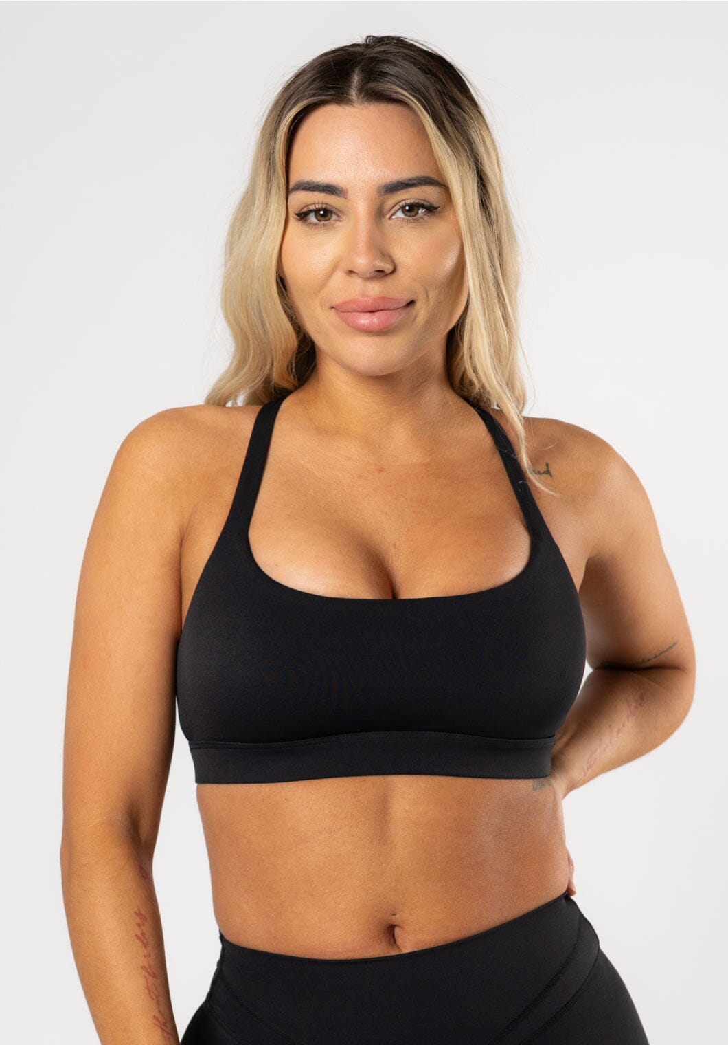 RecStretch™ Apex Sports Bra Black Sports Bras Paragon Fitwear 