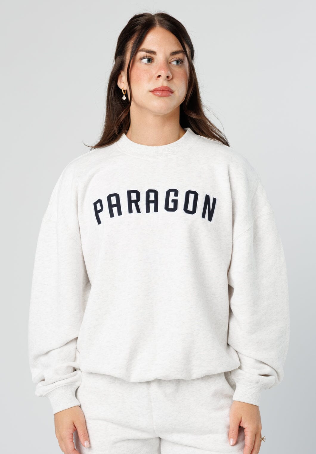 SportTerry™ Legacy Crewneck Grey Heather Tops/Tanks Paragon Fitwear 