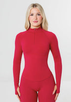 CurveFlex™ Form Quarter Zip Kiss Sports Bras Paragon Fitwear 