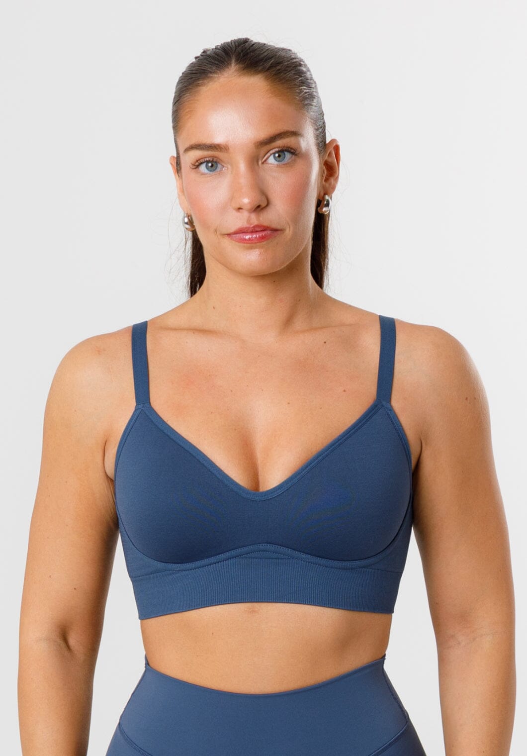 CurveFlex™ Bend SculptSupport™ Sports Bra Suede Sports Bras Paragon Fitwear 