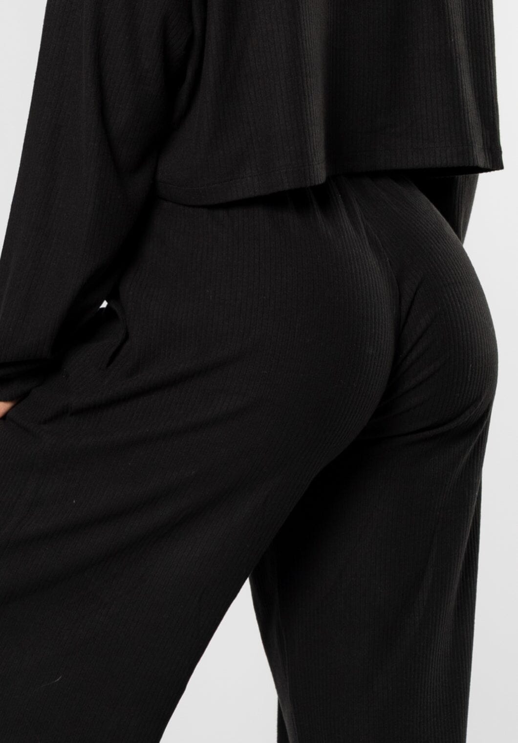 CozyRib™ Daydream Wide Leg Pant Black Leggings/Joggers Paragon Fitwear 