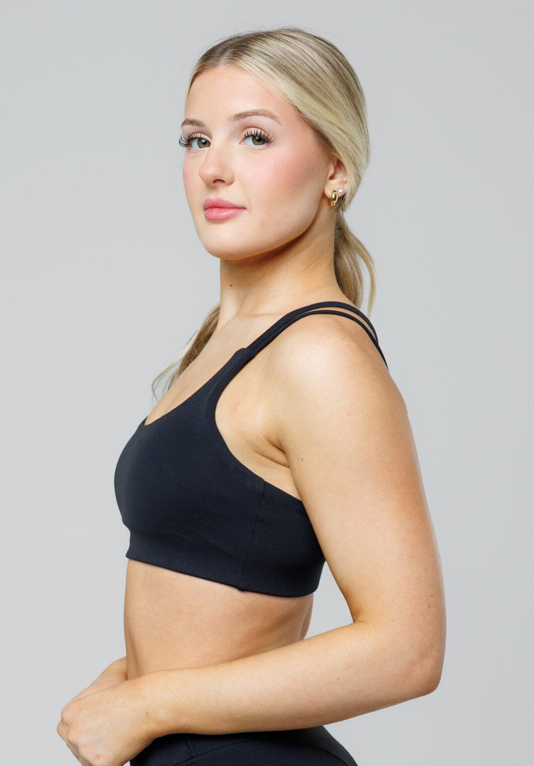 RecStretch™ Radiate Bra Black Sports Bras Paragon Fitwear 