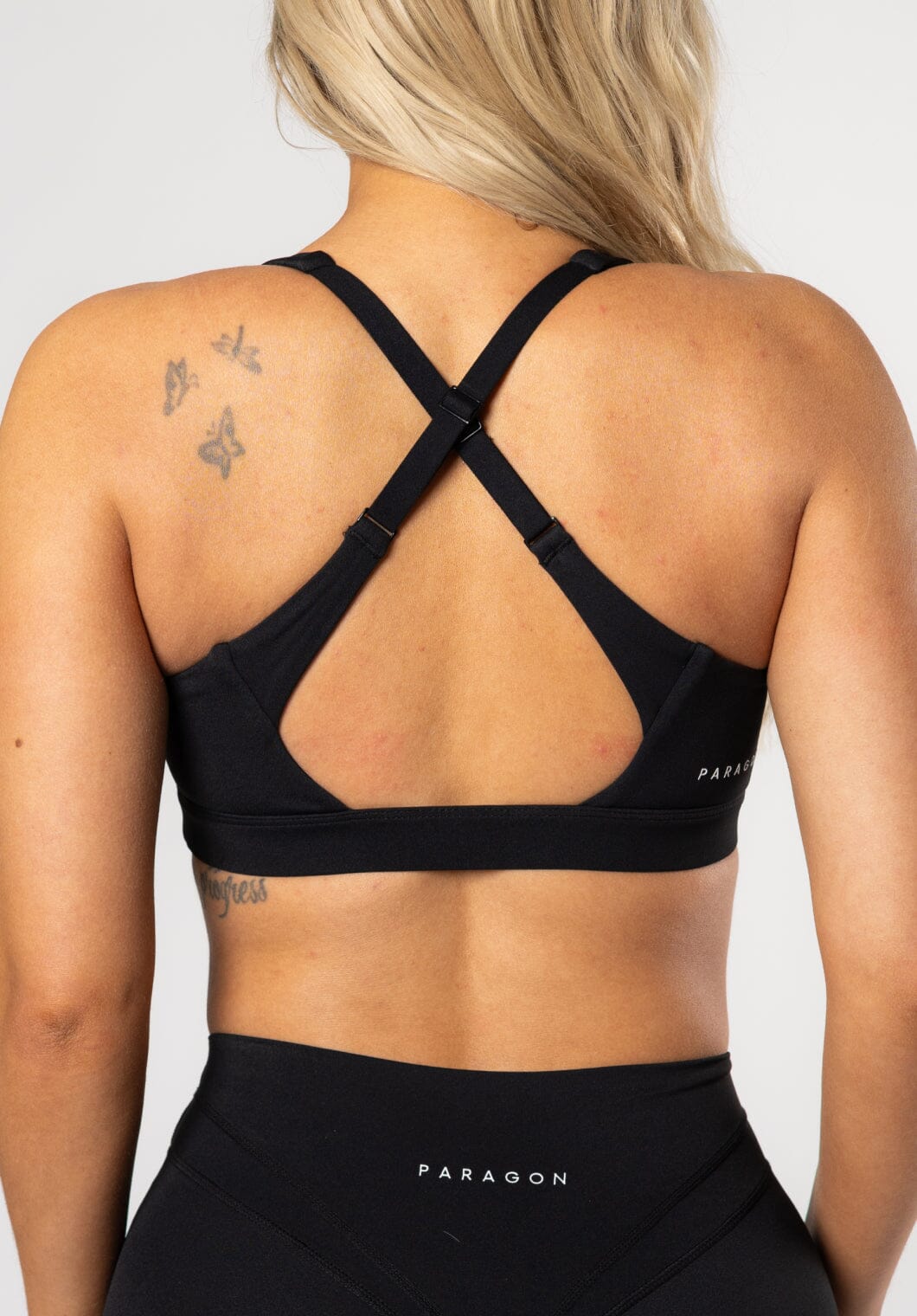 RecStretch™ Apex Sports Bra Black Sports Bras Paragon Fitwear 