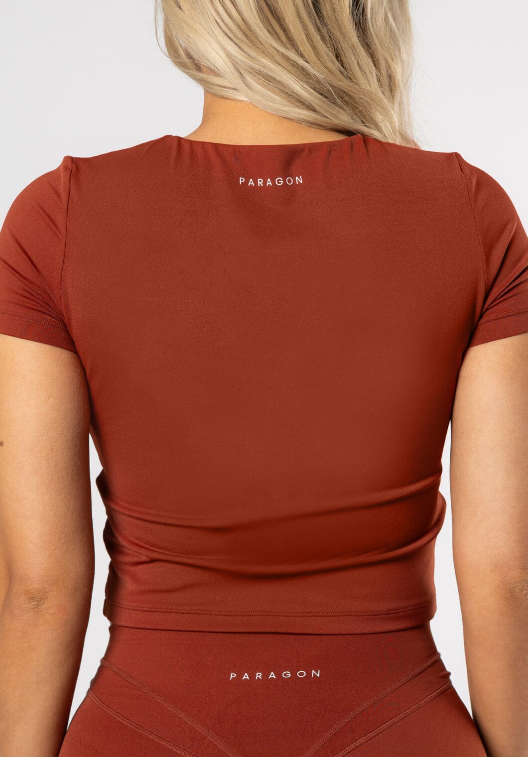 RecStretch™ Pumped Short Sleeve Tee Cola Tops/Tanks Paragon Fitwear 