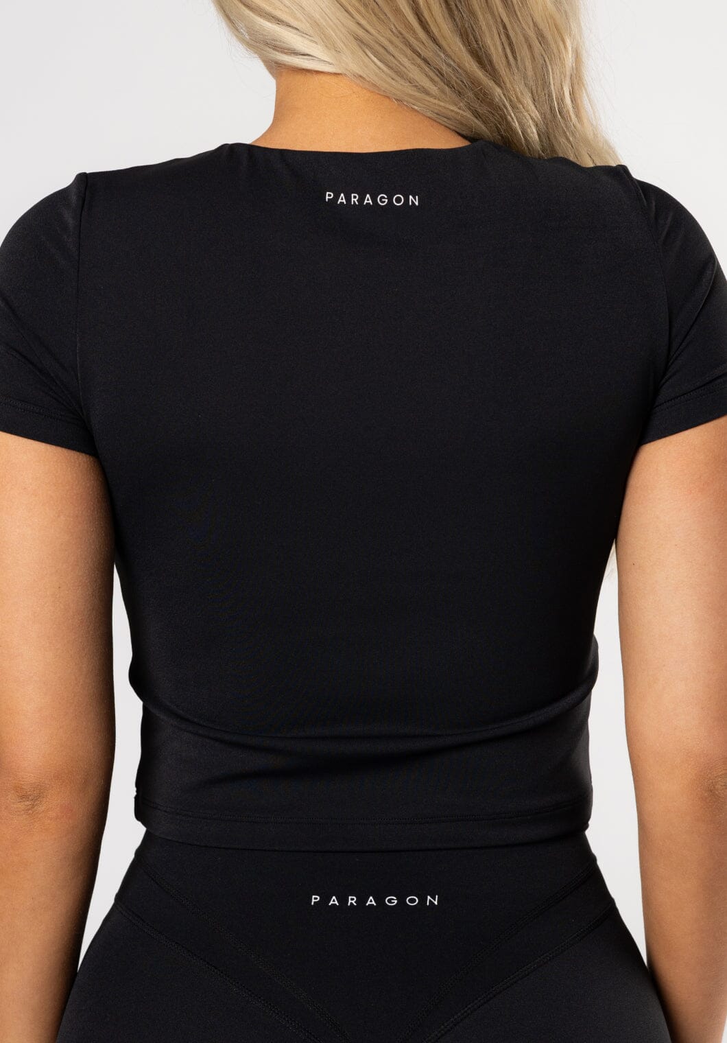 RecStretch™ Pumped Short Sleeve Tee Black Tops/Tanks Paragon Fitwear 