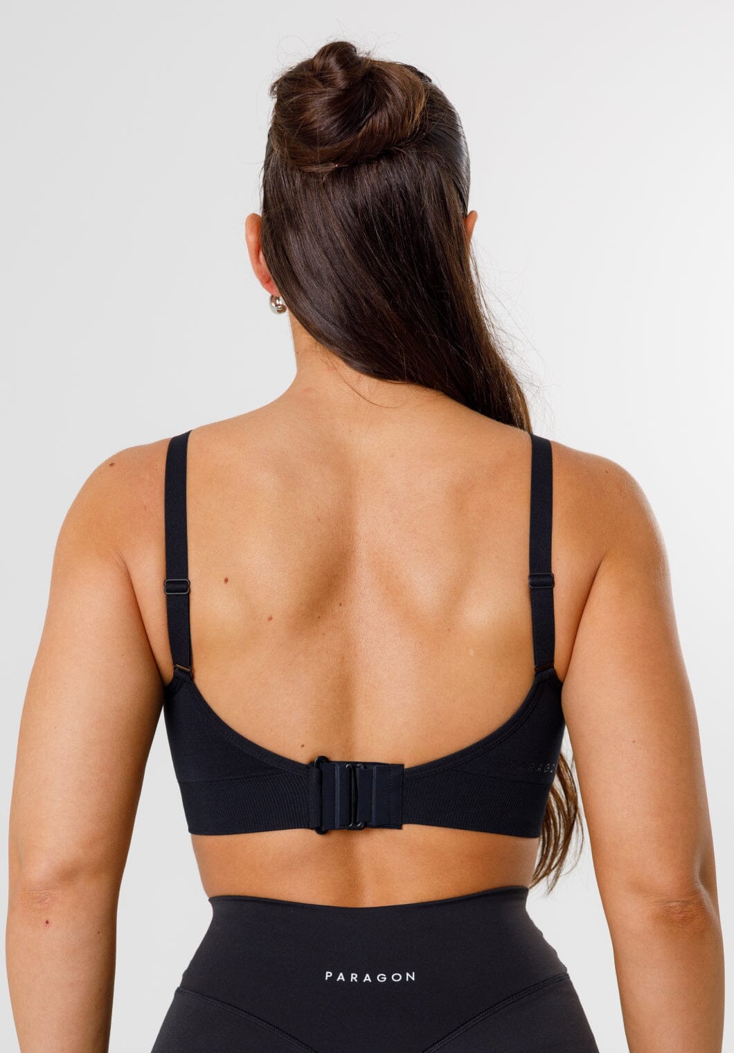 CurveFlex™ Bend SculptSupport™ Sports Bra Black Sports Bras Paragon Fitwear 