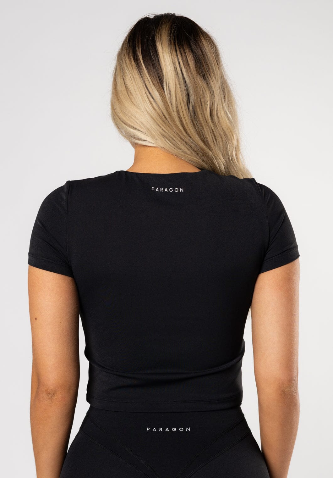 RecStretch™ Pumped Short Sleeve Tee Black Tops/Tanks Paragon Fitwear 