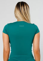 Reluna™ Full Length Short Sleeve Top Riviera Tops/Tanks Paragon Fitwear 
