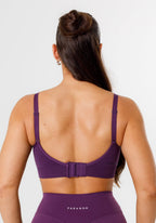 CurveFlex™ Bend SculptSupport™ Sports Bra Plum Sports Bras Paragon Fitwear 