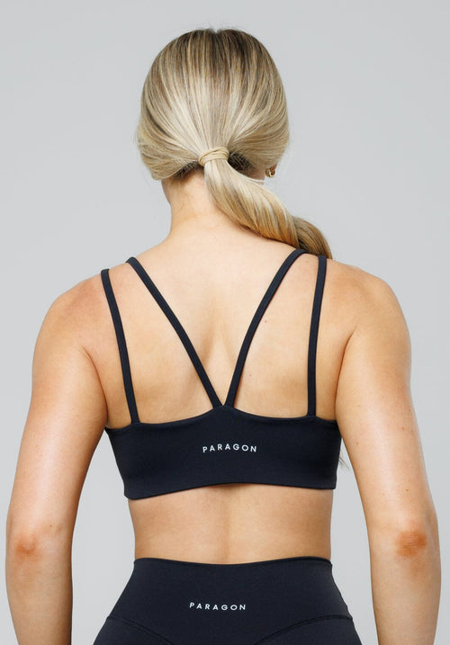 RecStretch™ Radiate Bra Black Sports Bras Paragon Fitwear 