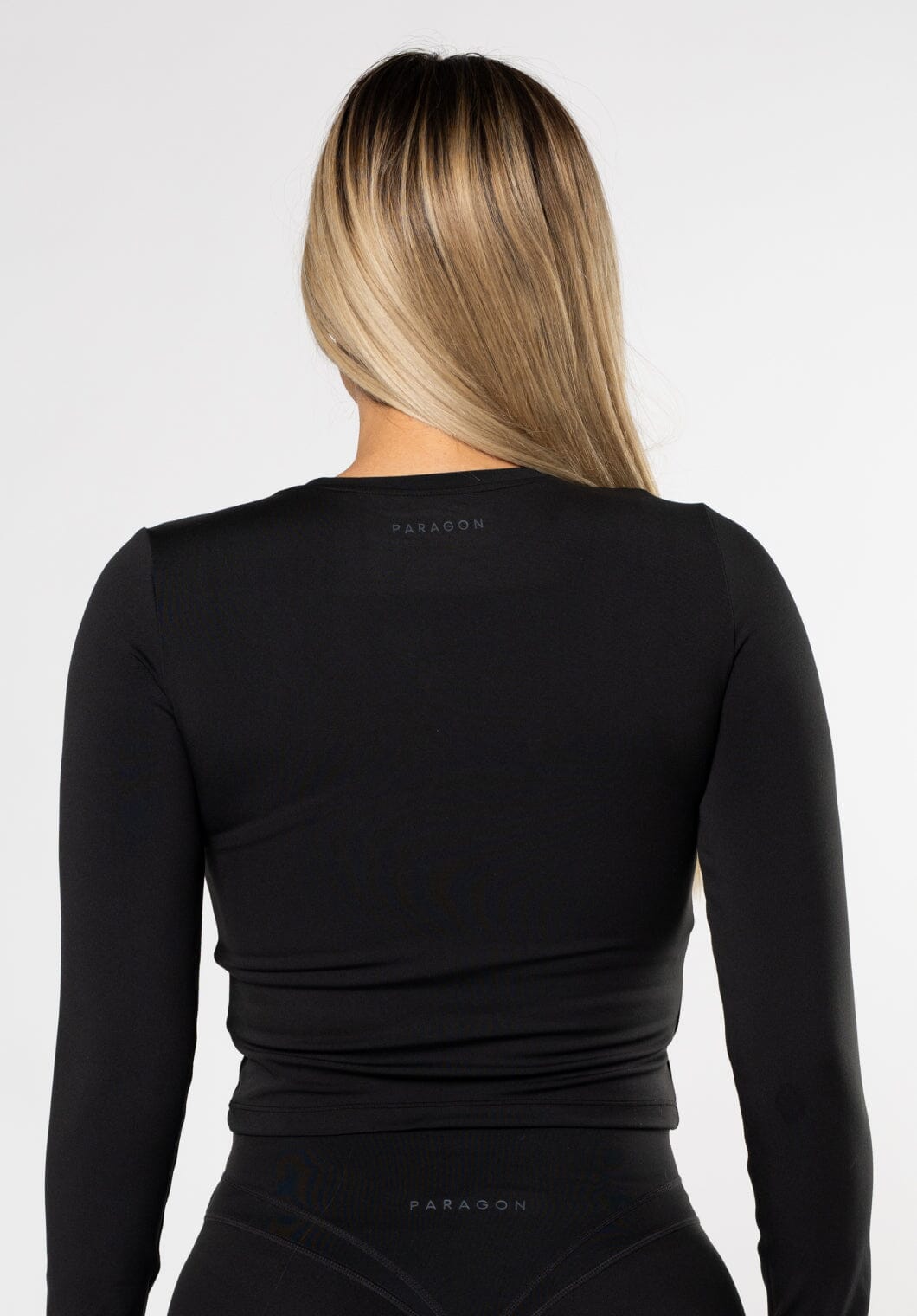 Reluna™ Long Sleeve Top Black Tops/Tanks Paragon Fitwear 