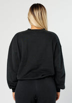 SportTerry™ Legacy Crewneck Black Tops/Tanks Paragon Fitwear 