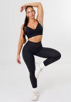 CurveFlex™ Bend SculptSupport™ Sports Bra Black Sports Bras Paragon Fitwear 