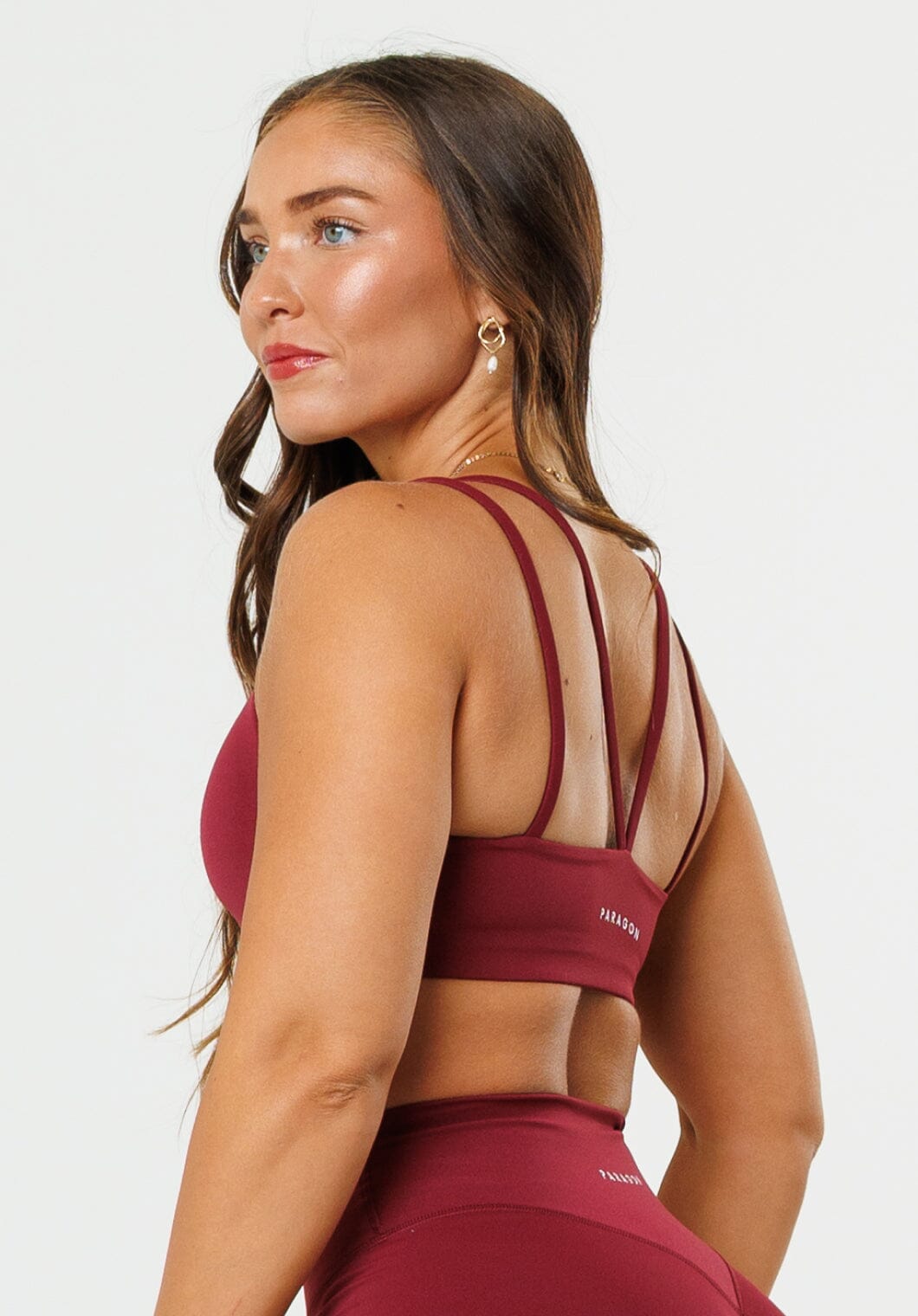 RecStretch Radiate Bra Red Velvet Sports Bras Paragon Fitwear 