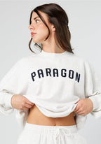 SportTerry™ Legacy Crewneck Grey Heather Tops/Tanks Paragon Fitwear 