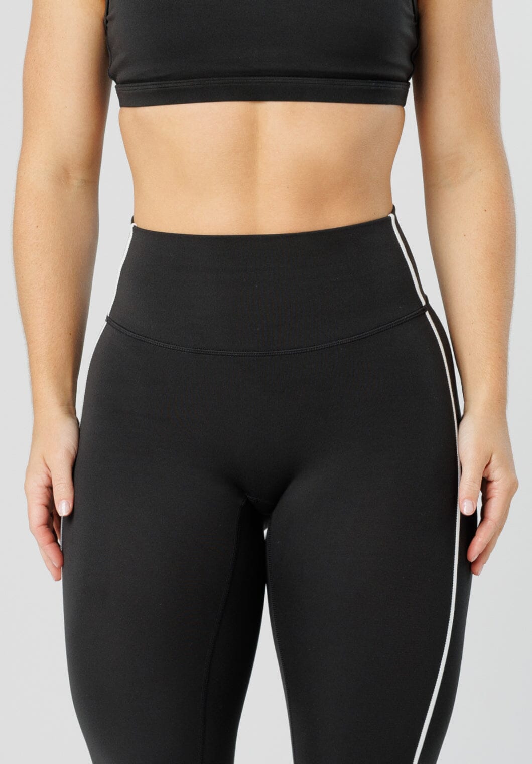 Reluna Contrast-Piping Sculptseam® Plus Legging Black Leggings/Joggers Paragon Fitwear 