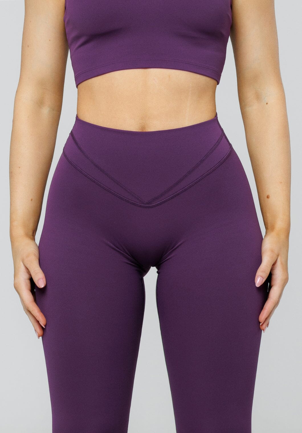 RecStretch™ Icon Sculptseam® Plus Legging Plum Leggings/Joggers Paragon Fitwear 