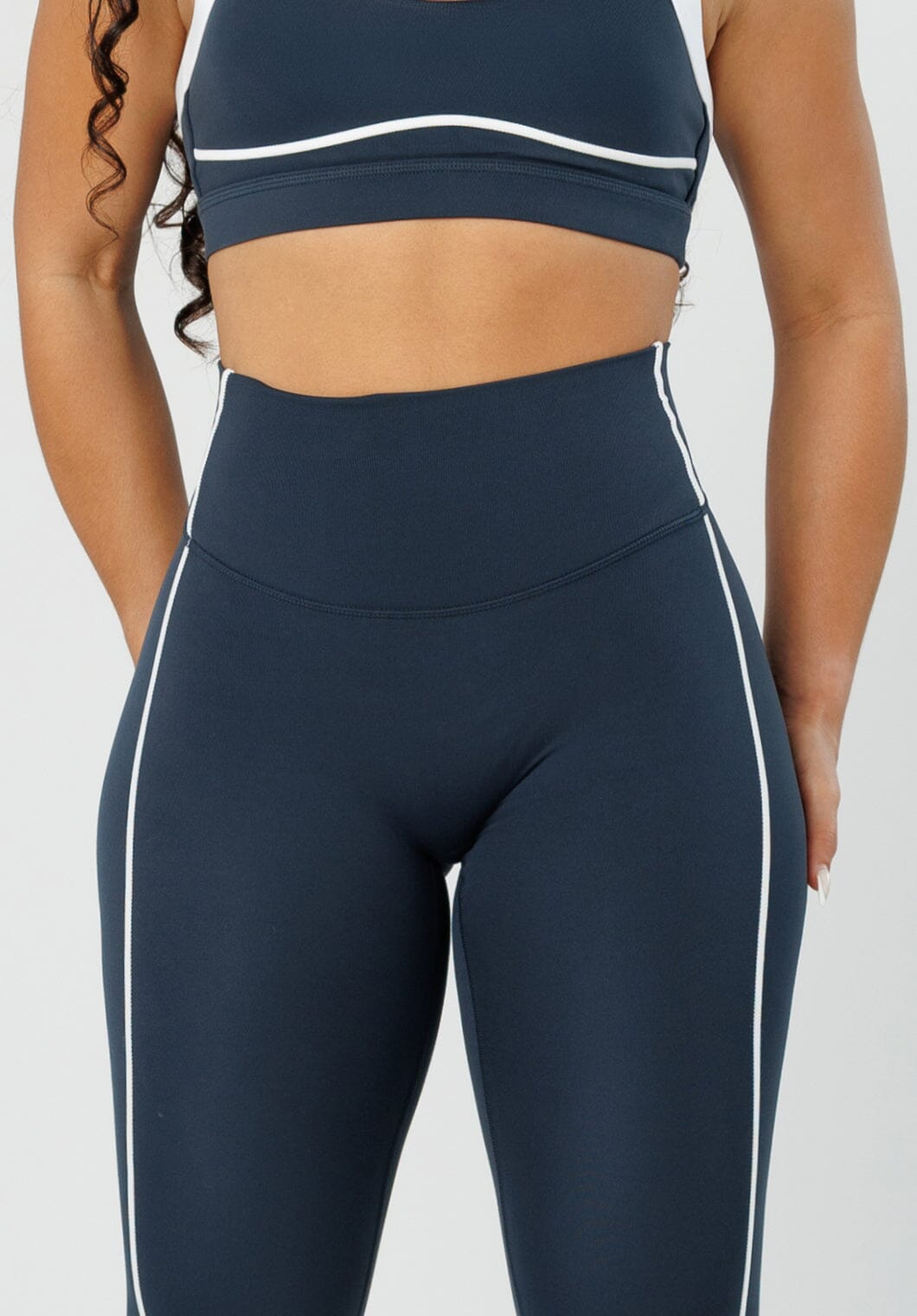 Reluna Contrast-Piping Sculptseam® Plus Legging Dark Night Leggings/Joggers Paragon Fitwear 