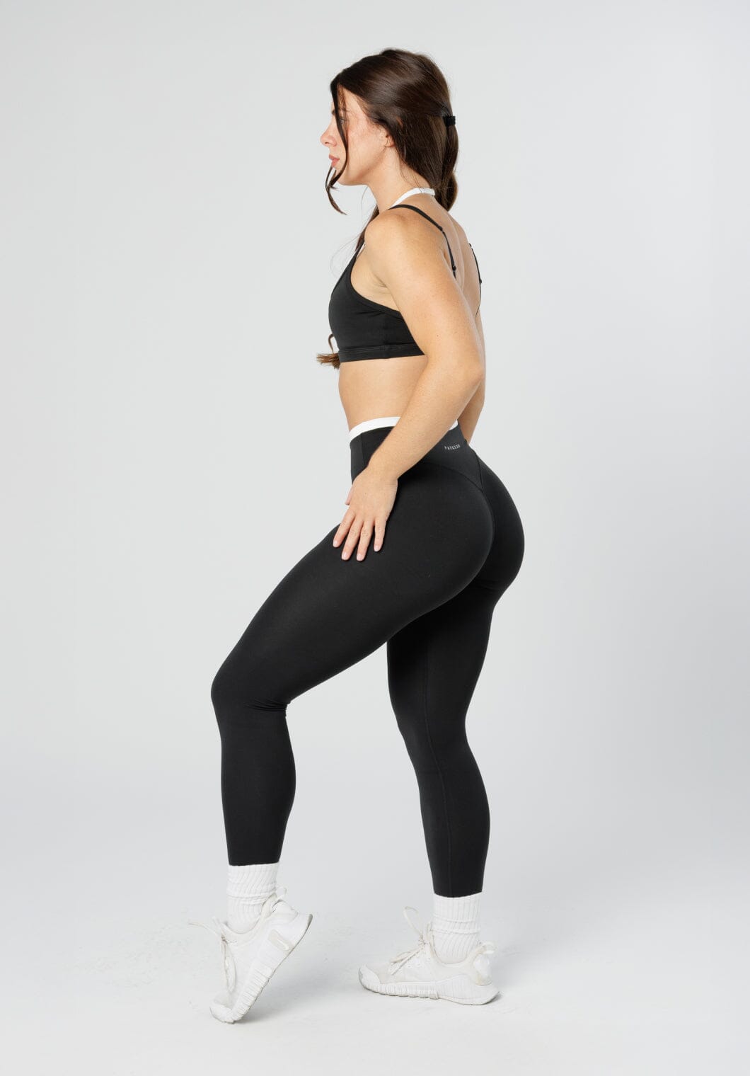 Reluna Double-Layer Sculptseam® Plus Legging Black Leggings/Joggers Paragon Fitwear 