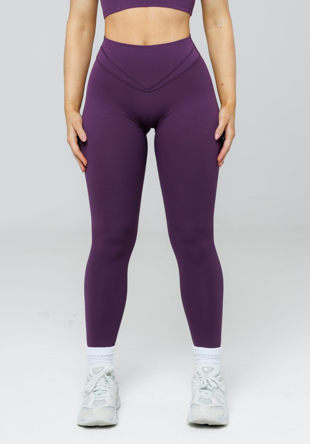 RecStretch™ Icon Sculptseam® Plus Legging Plum Leggings/Joggers Paragon Fitwear 