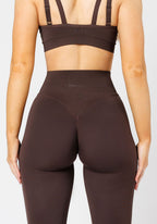 CurveFlex Hourglass Sculptseam® Plus Seamless Legging Walnut Leggings/Joggers Paragon Fitwear 